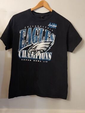 Gildan Black Philadelphia Eagles Champions Graphic Tee